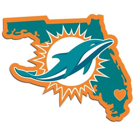 SISKIYOUSPORTS Miami Dolphins Decal Home State Pride 5460366821